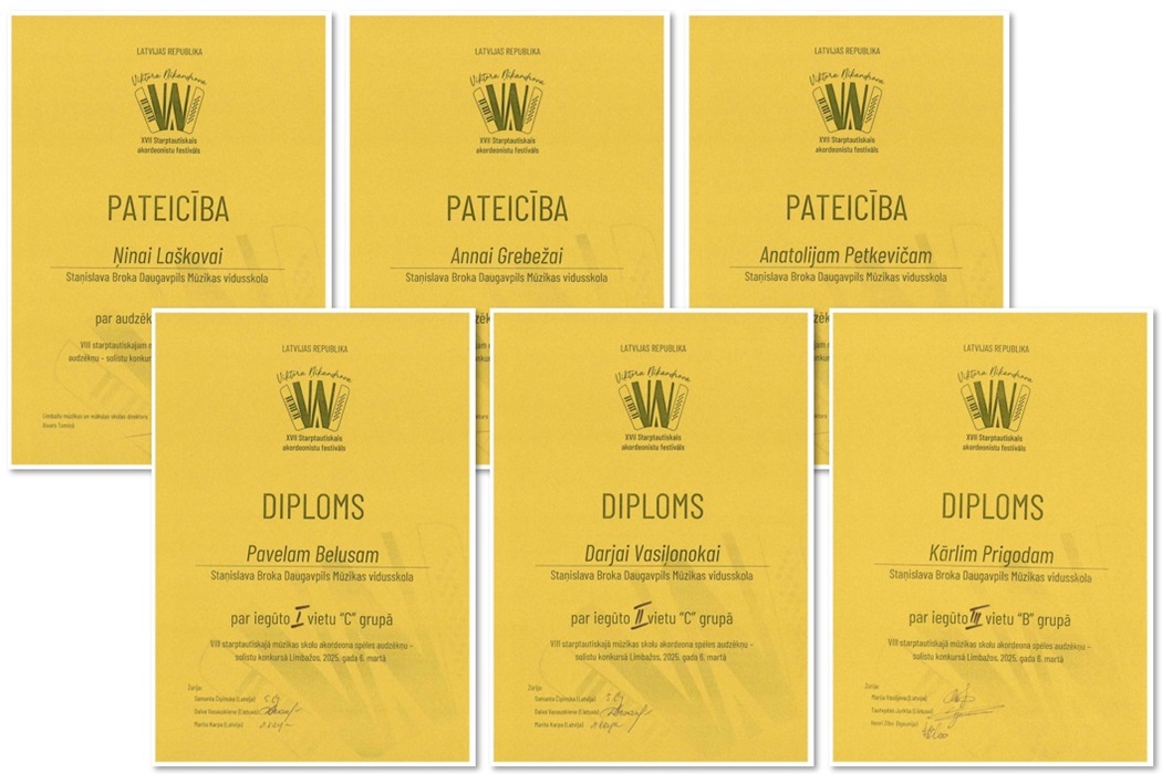 Laureātu diplomi