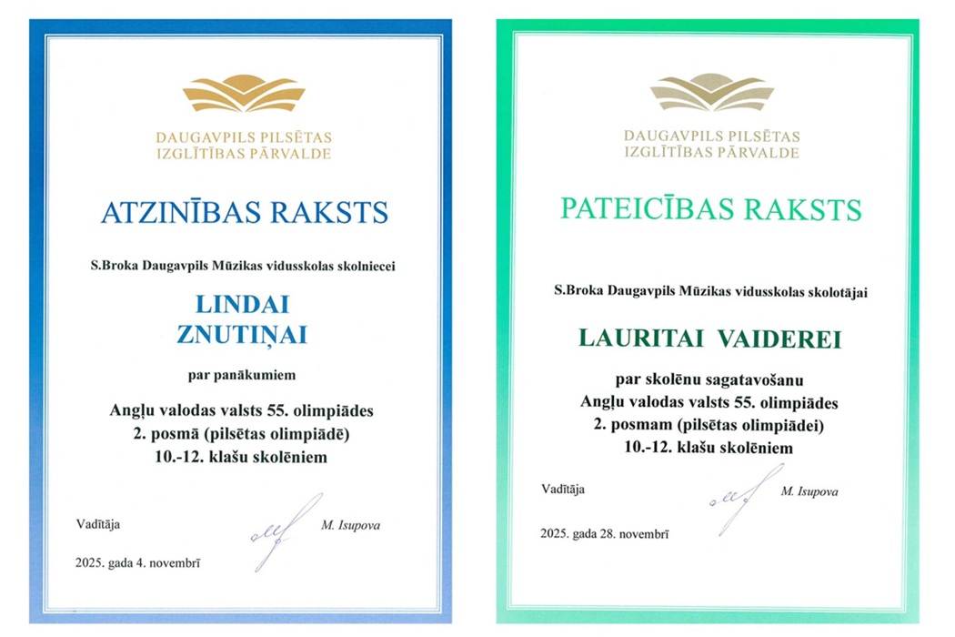 laureātu diplomi