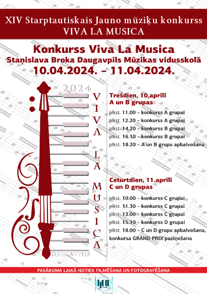 konkursa VIVA LA MUSICA logo