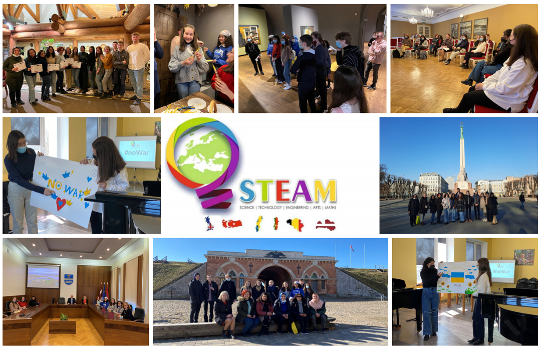 projekta STEAM aktivitātes