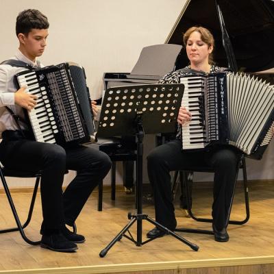 Akordeona nodaļas Pavasara koncerta