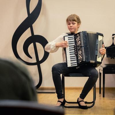 Akordeona nodaļas Pavasara koncerta