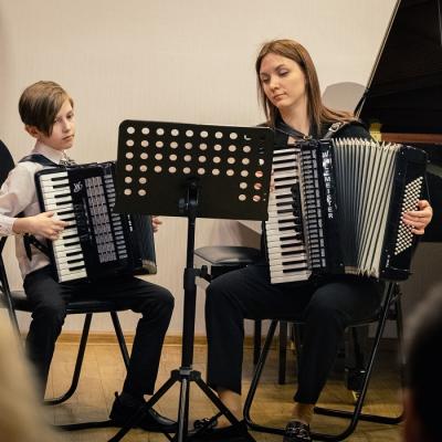 Akordeona nodaļas Pavasara koncerta