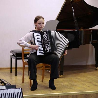 Akordeona nodaļas koncerts Ziemassvētku brīnums