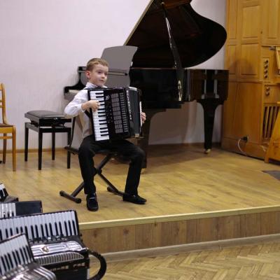 Akordeona nodaļas koncerts Ziemassvētku brīnums