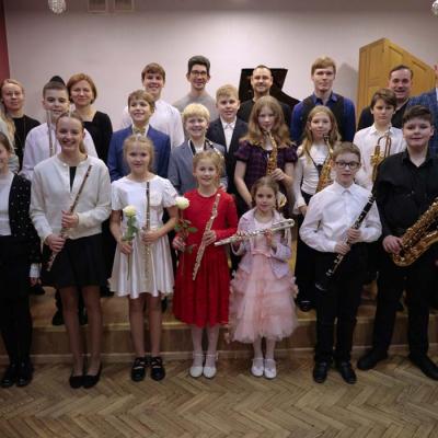 MS IP Pūšaminstrumentu spēle audzēkņu Ziemassvētku koncerts