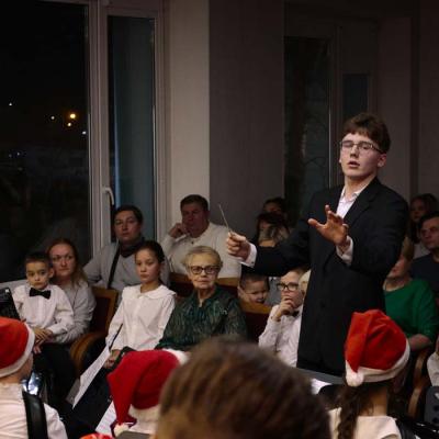 Akordeona nodaļas Ziemassvētku koncerts