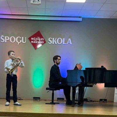 Reklāmas koncerts Špoģu Mūzikas un mākslas skolā