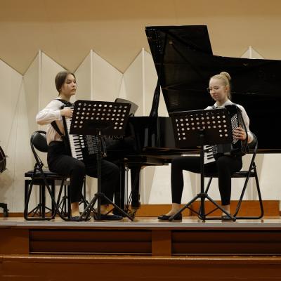 Latgales reģiona akordeonistu semināra „Gribu būt mūziķis” dalībnieki