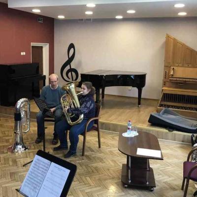 Tubista Daniela Ridera (Daniel Ridder) meistarklases