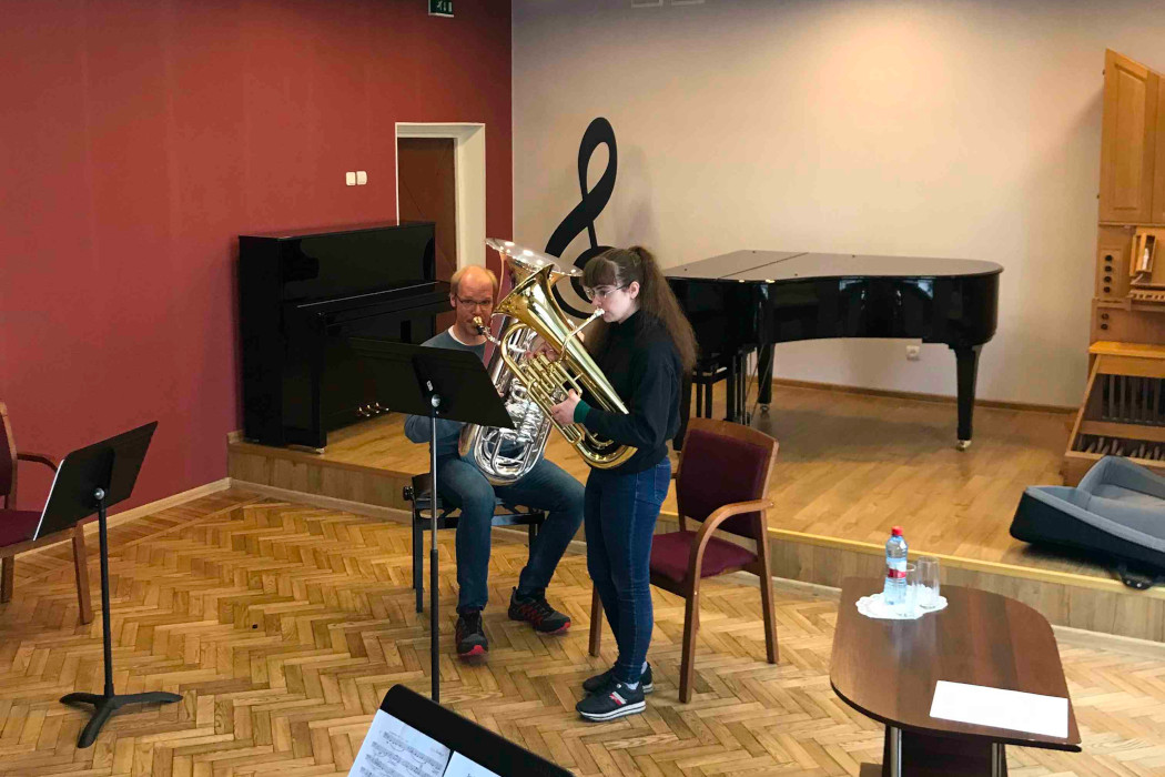 Tubista Daniela Ridera (Daniel Ridder) meistarklases