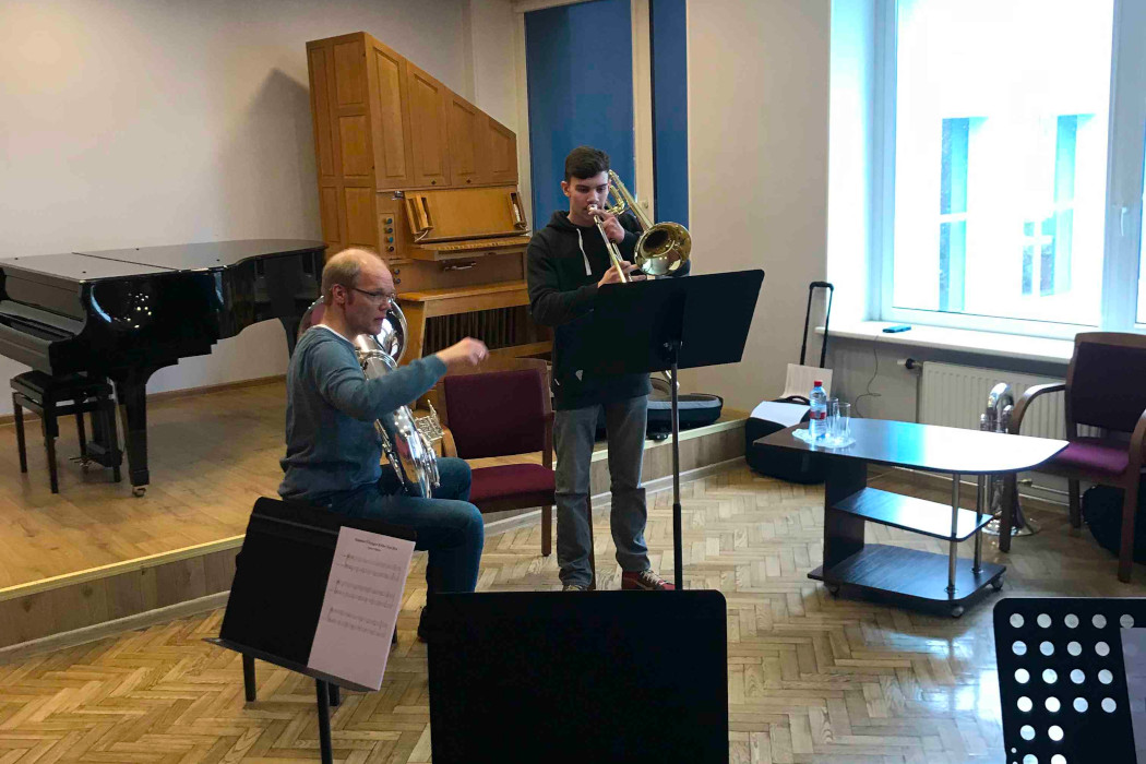 Tubista Daniela Ridera (Daniel Ridder) meistarklases