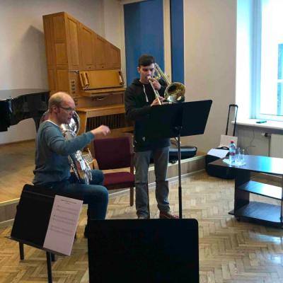 Tubista Daniela Ridera (Daniel Ridder) meistarklases